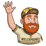 Unieke Wielerprono avatar   Avatar van een vrolijke wielrenner